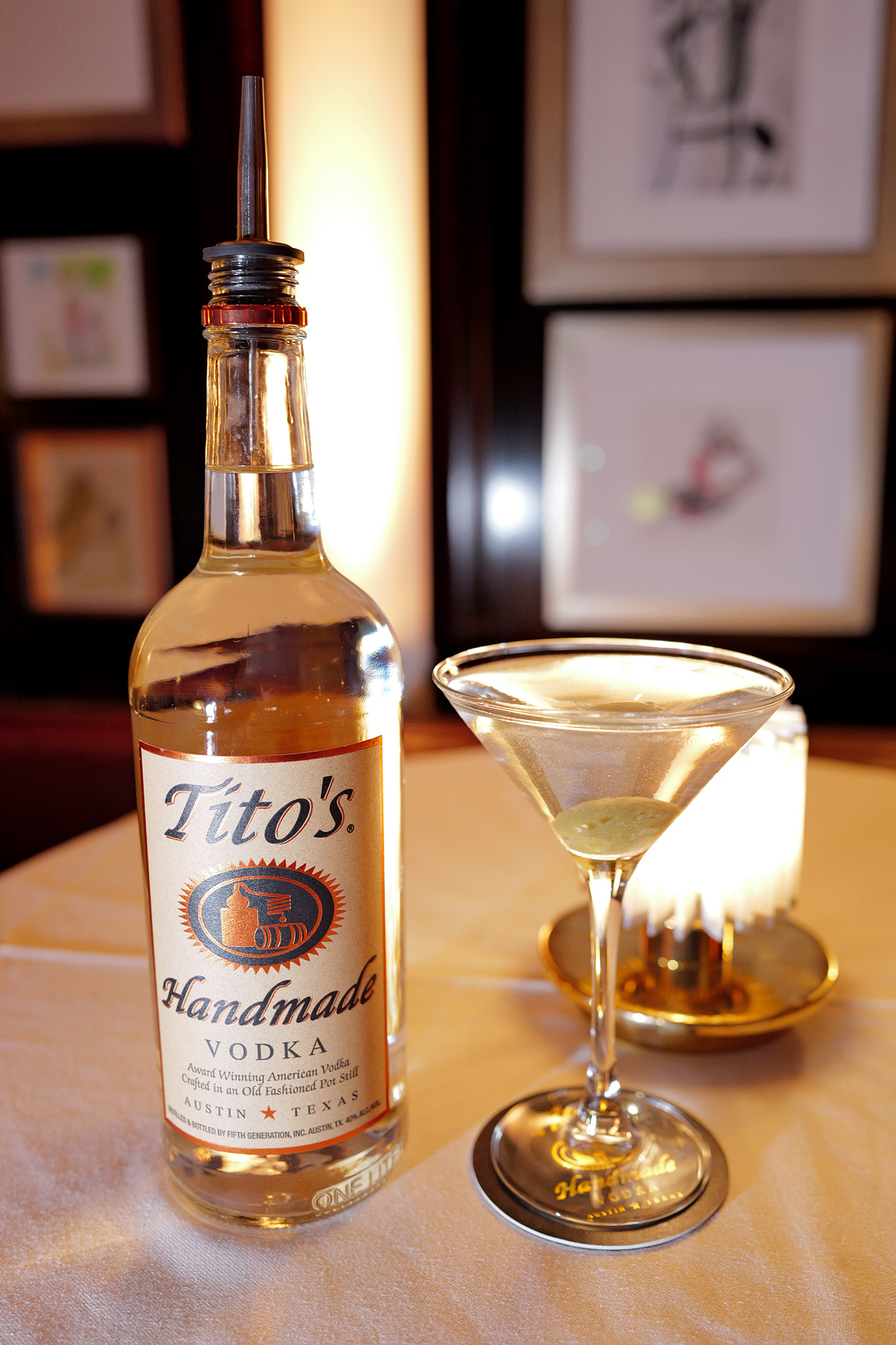 Tito's and a cocktail at the 2026 Fetch Pet Gala.