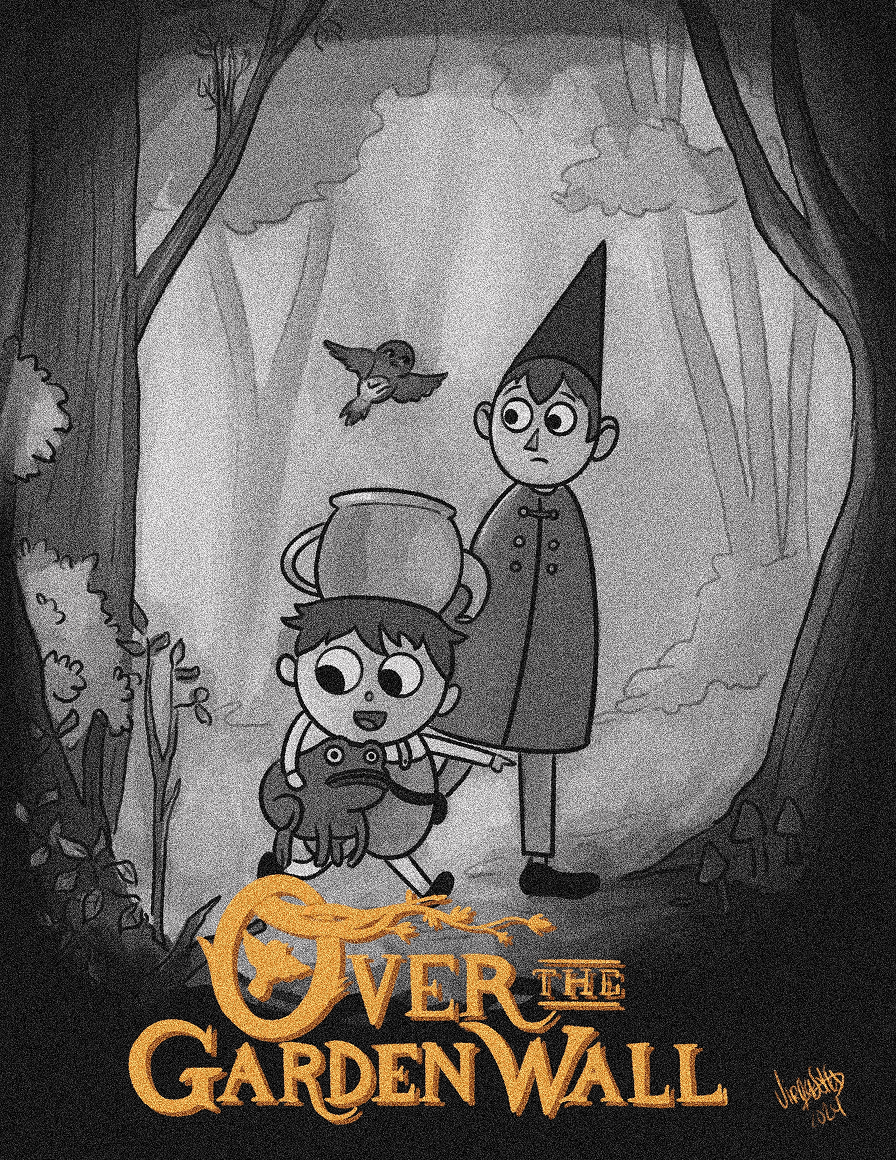 Over the garden wall illustration