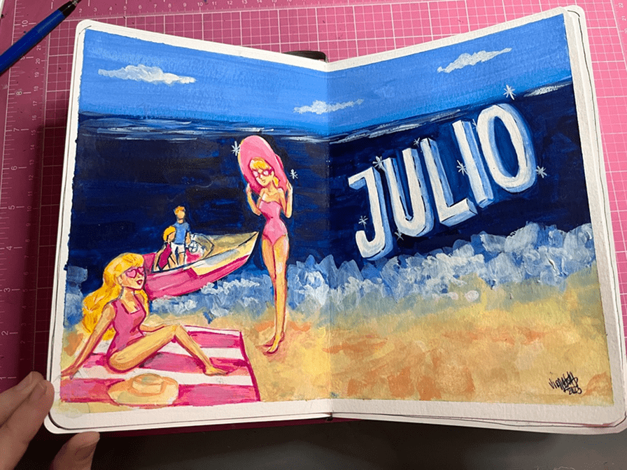 Art journal example
