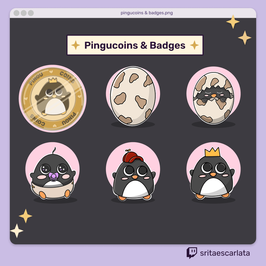 Pingucoins & badges