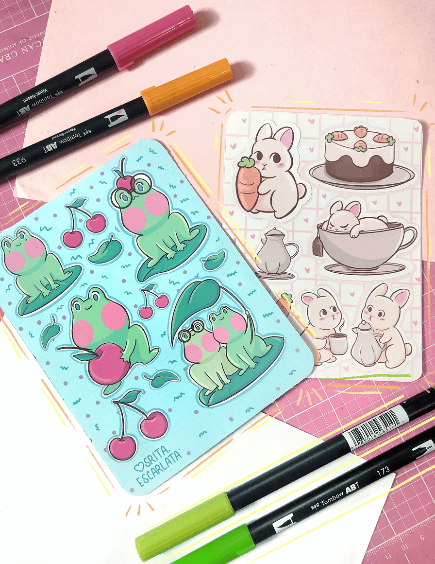 Stickers example