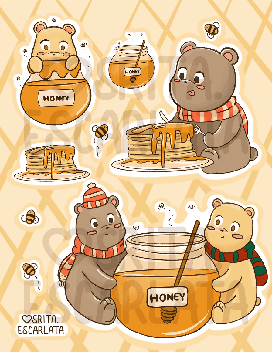 Bear stickers