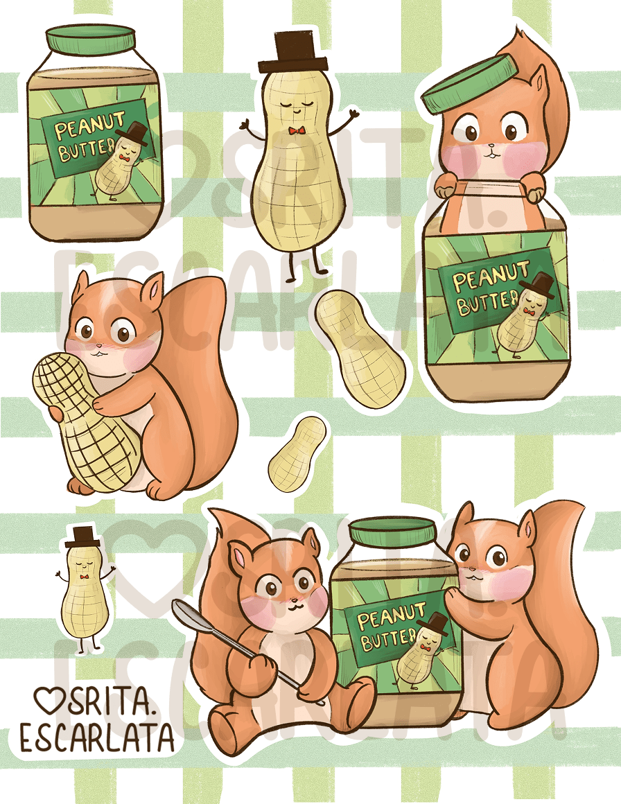 Chipmunk stickers