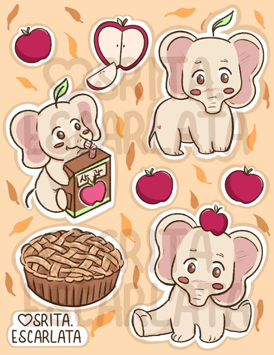 Elephant stickers