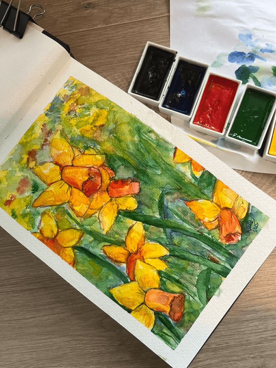 Watercolor painting
