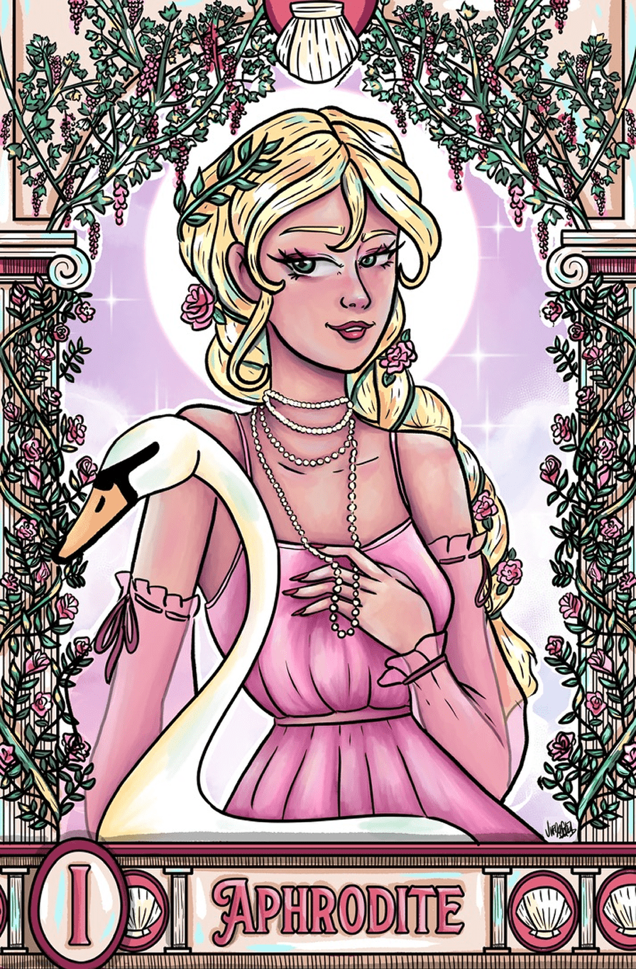 Aphrodite digital illustration