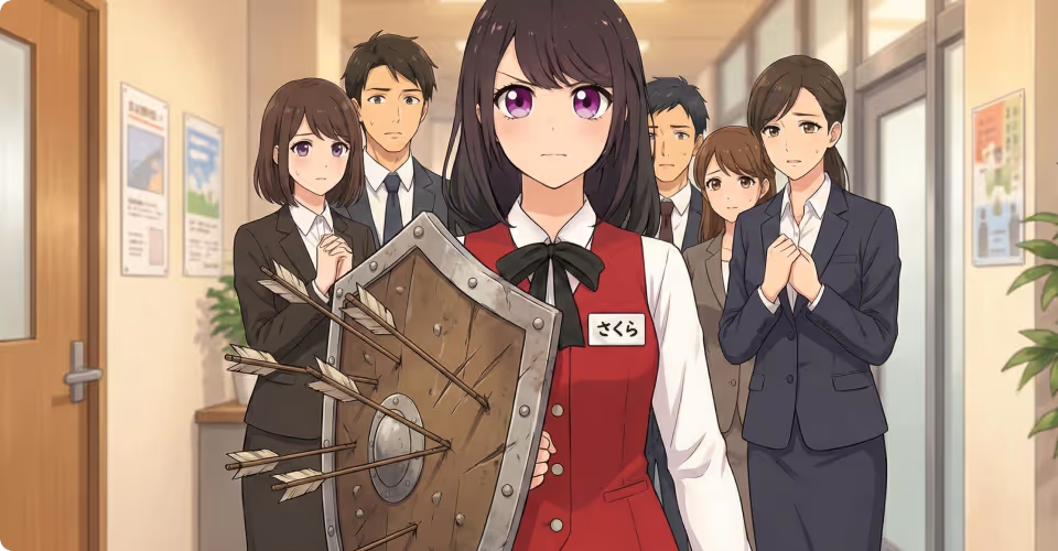 防弾ガラスとしてさくらが守る