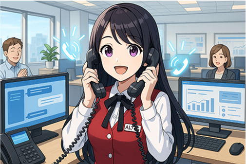 繁忙期の月5万件のお問い合わせを全てさくらさんが対応。