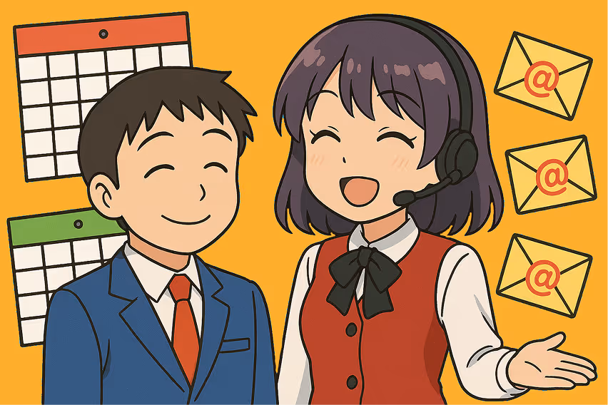 面倒な日程調整に時間と心をすり減らすことも無くなりますafter
