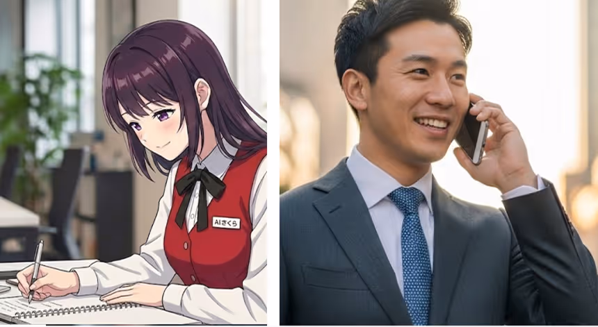 部長の移動中でも決裁が止まらない
