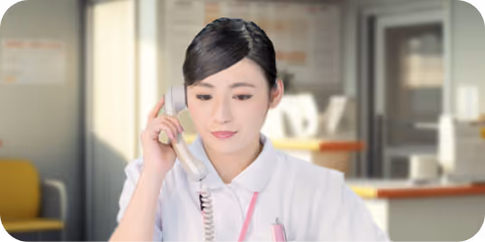 医療施設受付