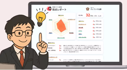 弱点を見抜き、 AIが個別の成長プランを提案