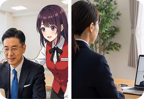 面接フローも柔軟に対応