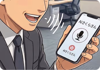 指示は「話すだけ」