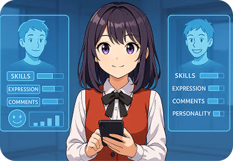 求める人物像を可視化