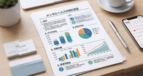 メンタルヘルス対策計画を支援します