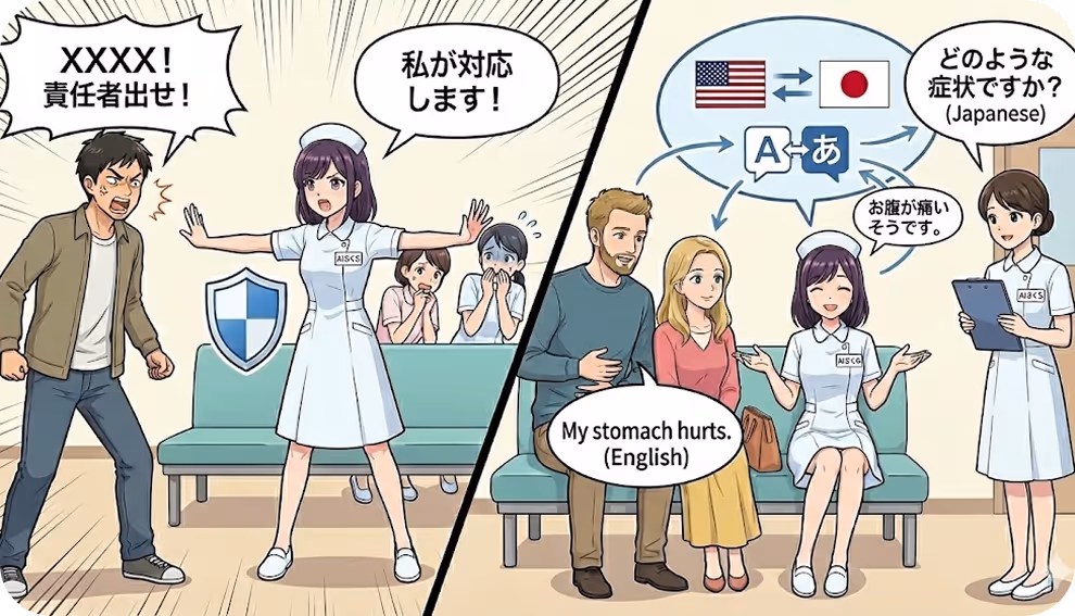 クレーム対応や外国語の自動通訳