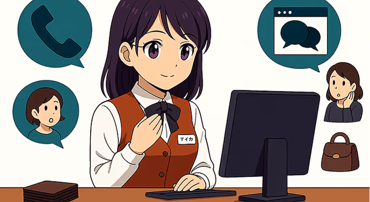 問い合わせはAIですべて対応
