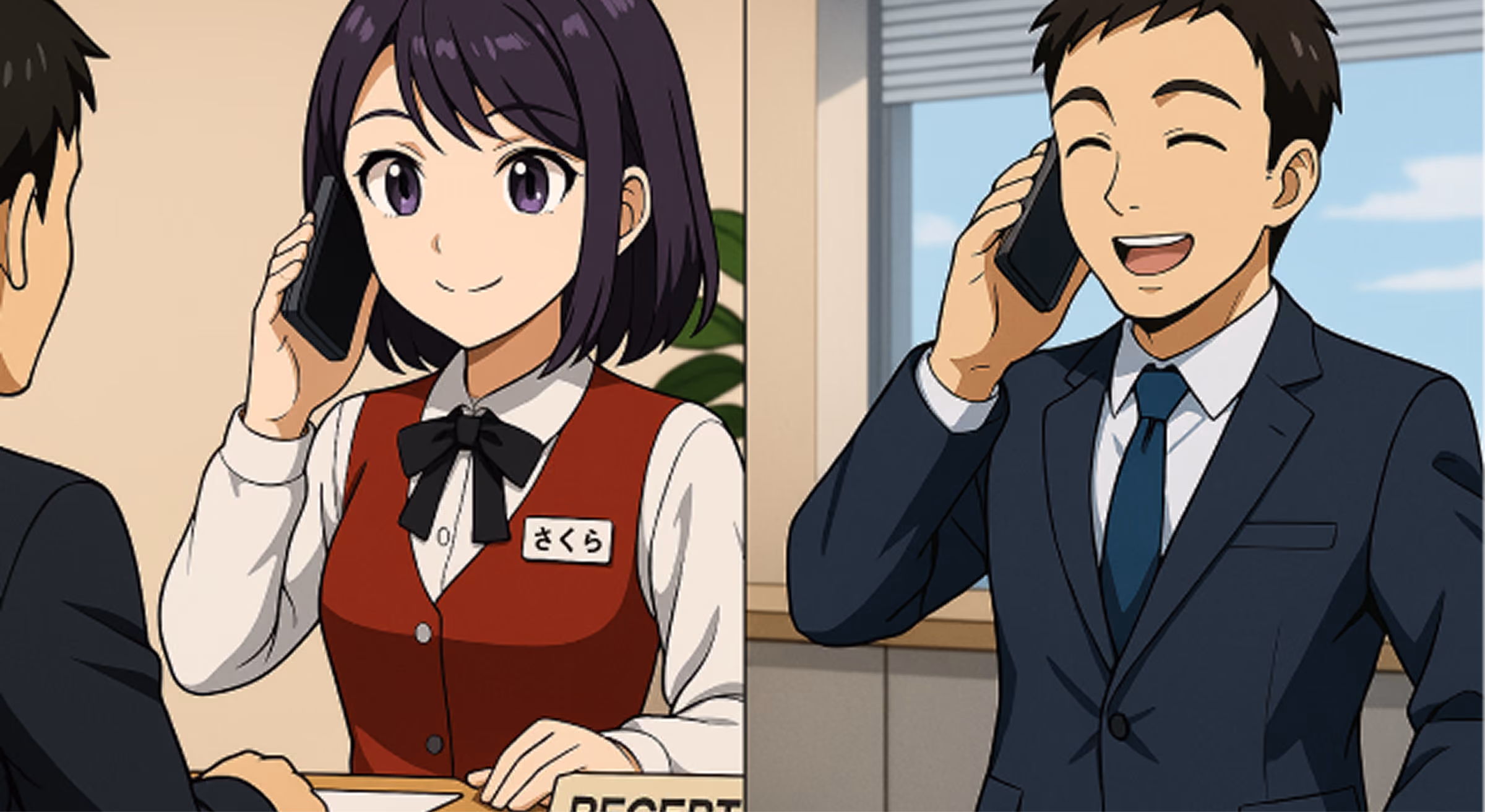 担当者への取次はすべてAIが対応