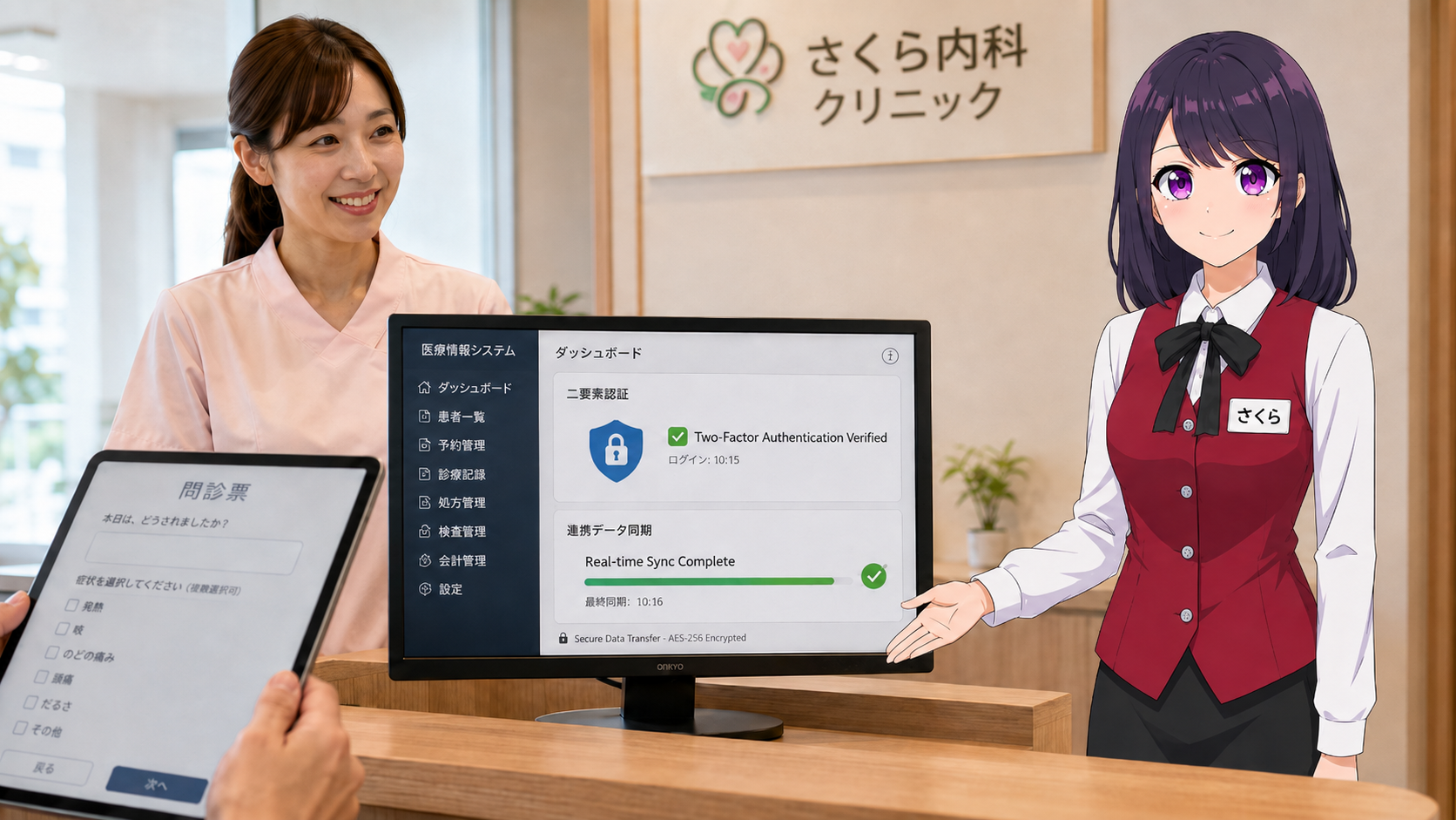 受付が落ち着いて回るようになった