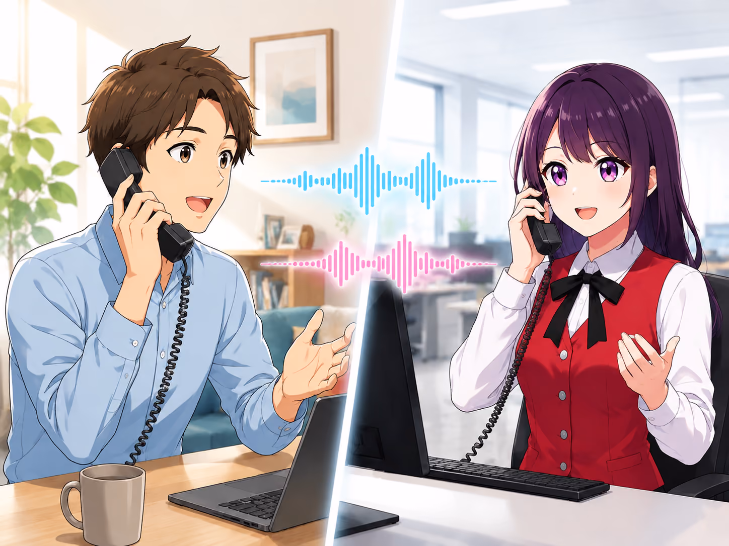 予約の前日案内、健診のお知らせ、大切なご連絡も。人に代わって、さくらがやさしくお電話します