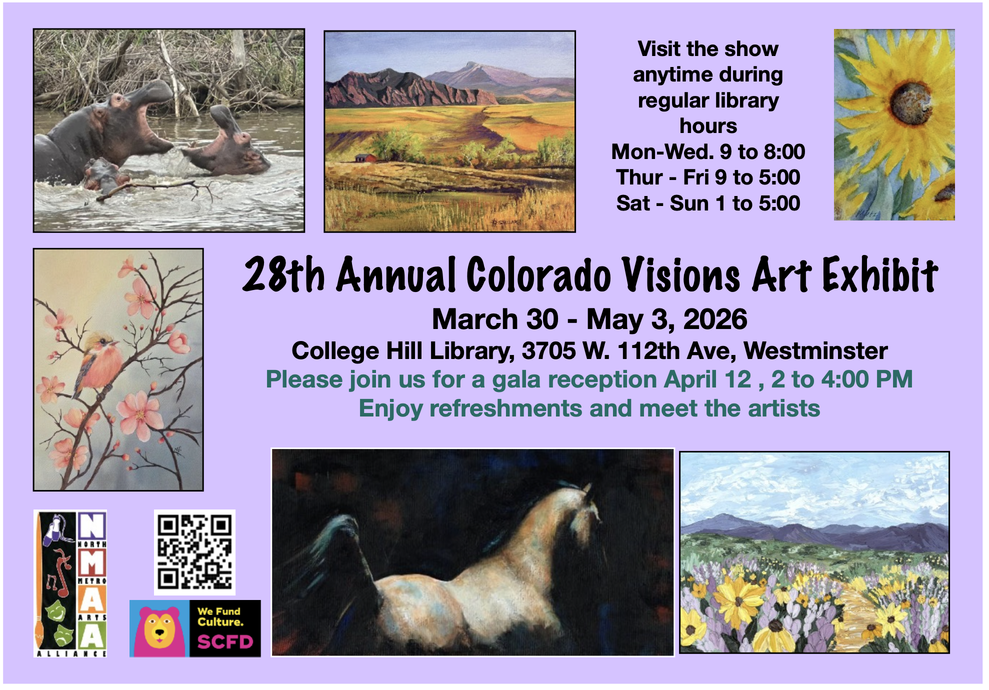 Colorado Visions 2026 Postcard