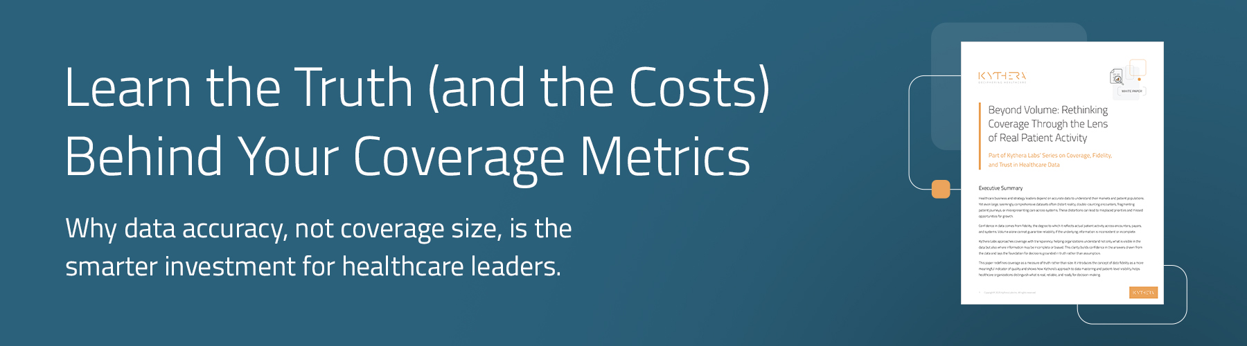 Go Beyond Data Volume