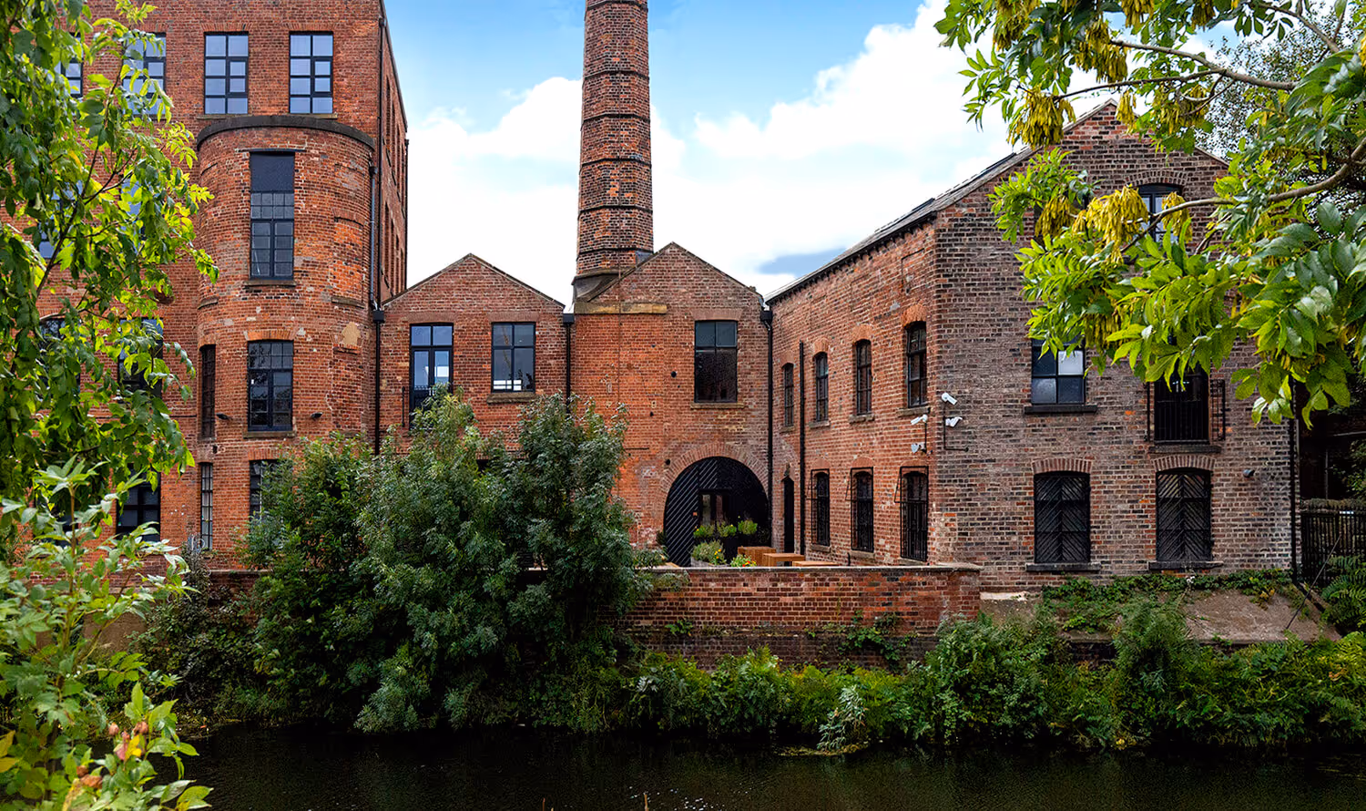 Grade II renovation: now home for many businesses in Leeds. Fantastic canal side offices for rent.