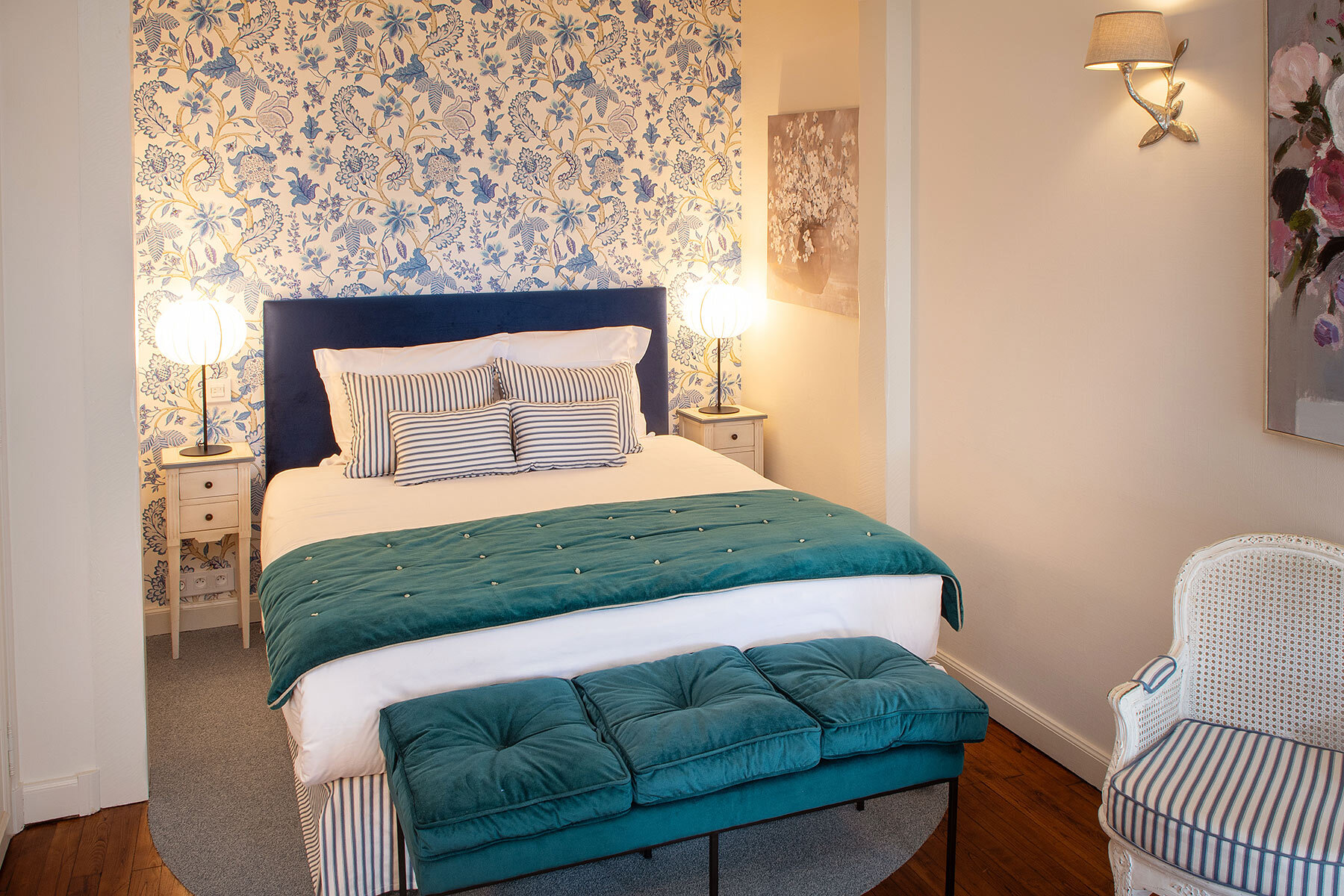 chambre bleuet