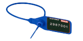 EVOtools Durchziehplombe, blau, mit fortlaufender Nummerierung