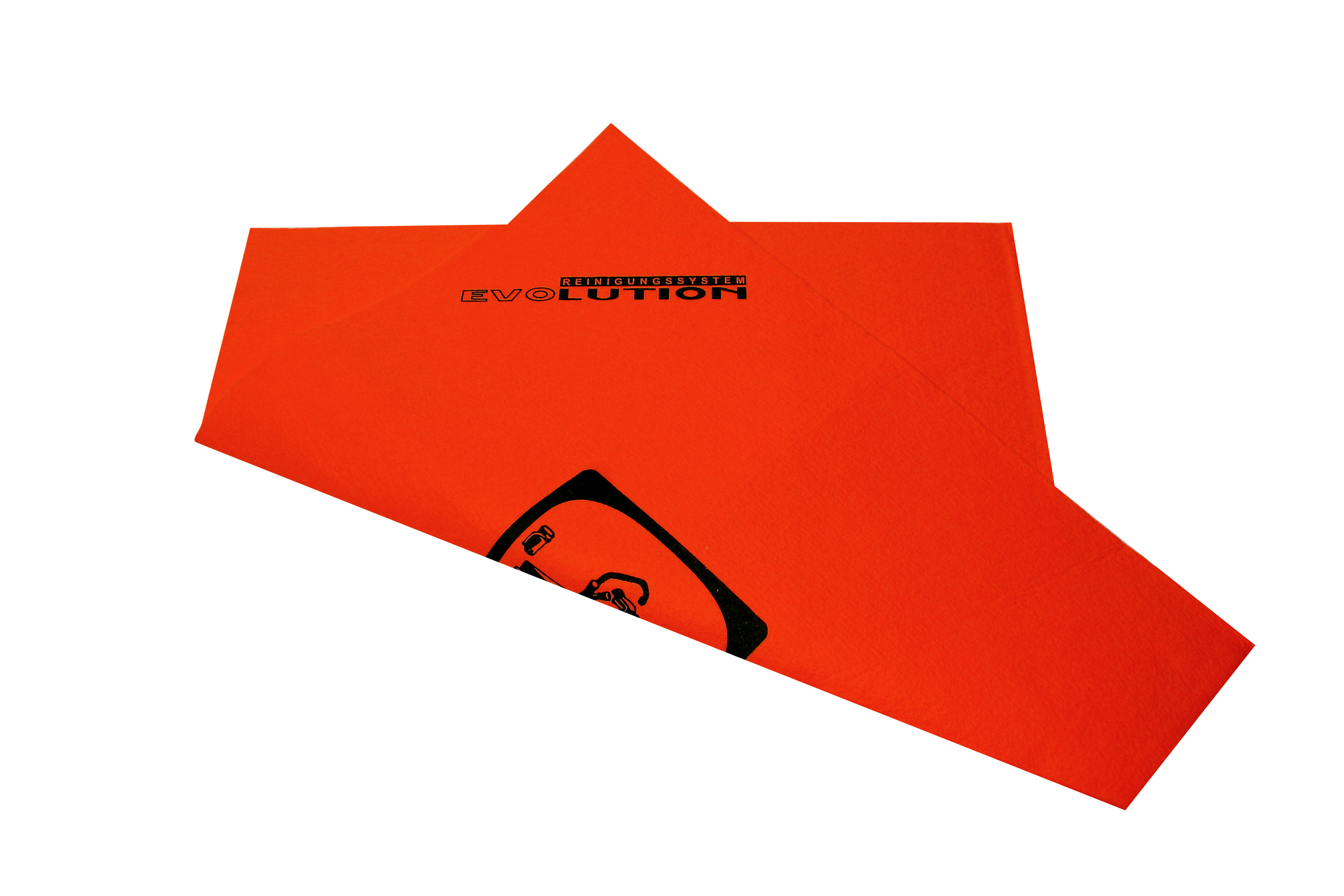EVOwipe Universaltuch, 40 x 40 cm, rot, Viskose, mit Piktogramm