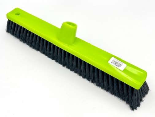 EVObrush Großflächenbesen, HACCP, 45 cm, Körper grün, Borsten schwarz