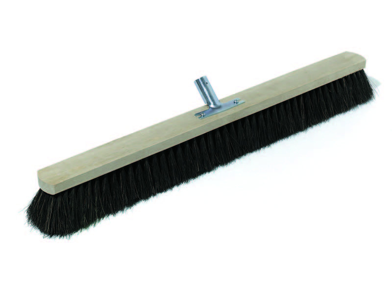 EVObrush Besen, Arenga, 80 cm, mit aufgeschraubtem Stielhalter, 24 mm