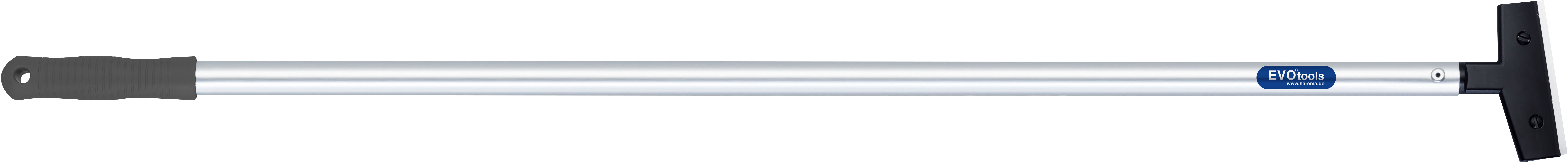 EVOtools Bodenschaber, 10 cm Klinge, mit 120 cm Stiel und Schutzkappe