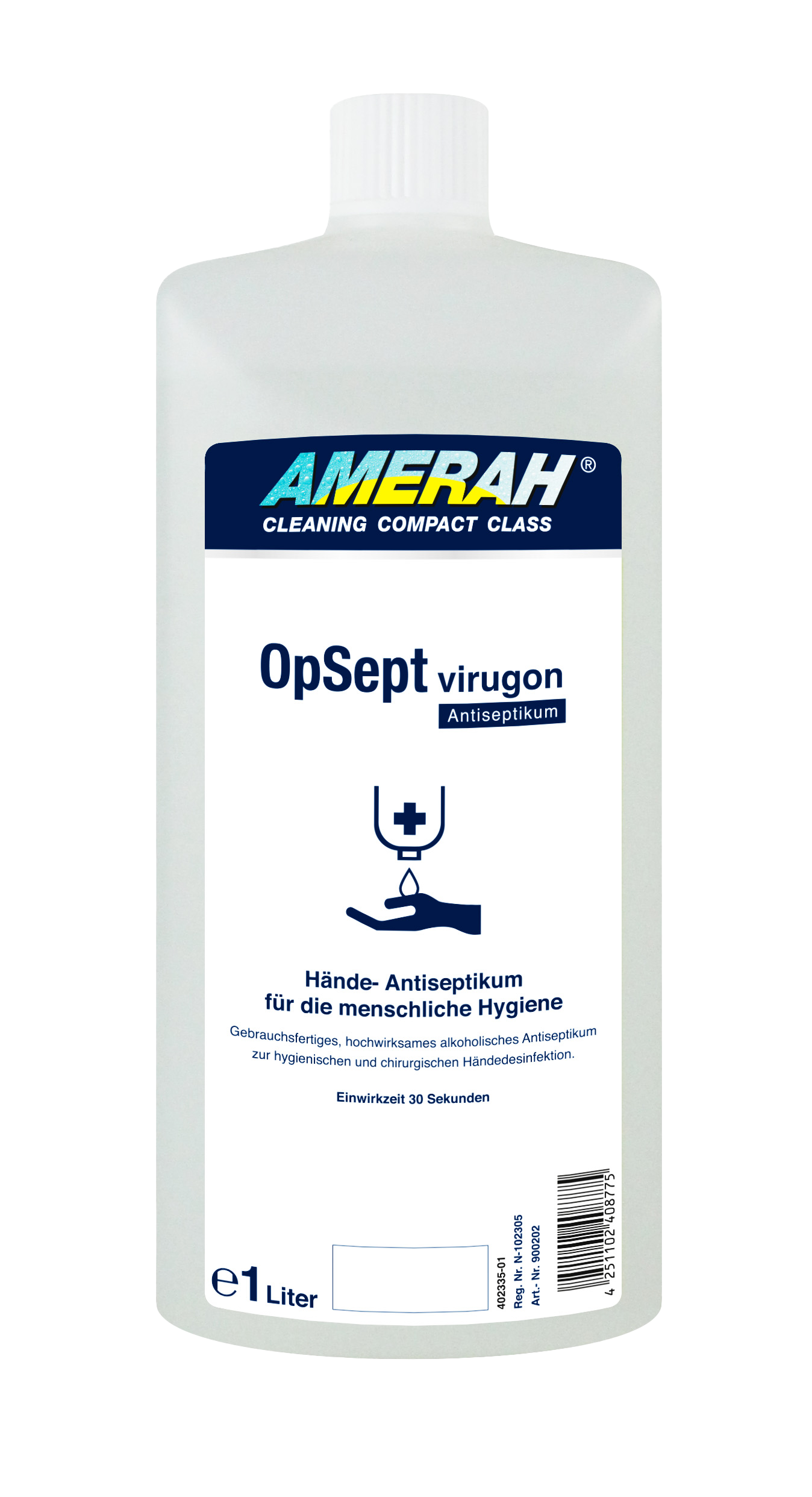 Amerah OpSept virugon Händedesinfektionsmittel, 1 l