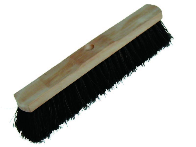 EVObrush Saalbesen, Arenga, Sattelholz, 40 cm, mit Stielloch