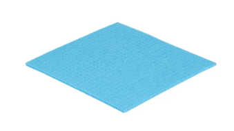 EVOwipe Schwammtuch, 25 x 31 cm, blau, Cellulose/Baumwolle, feucht, groß