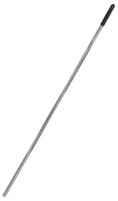 EVO Alustiel, 1400 mm, Ø 23 mm, mit schwarzem Plastikgriff und Bohrung