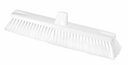EVObrush Großflächenbesen, HACCP, 45 cm Körper weiß, Borsten weiß