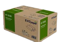 EVOpaper Eco Handtuchpapier, recycling, 2-lg., 20,5 x 24 cm, V-Falz, 4000 Blatt