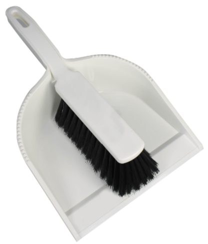 EVObrush Kehrgarnitur, HACCP, weiß, schwarze Borsten, Ø 0,25 mm