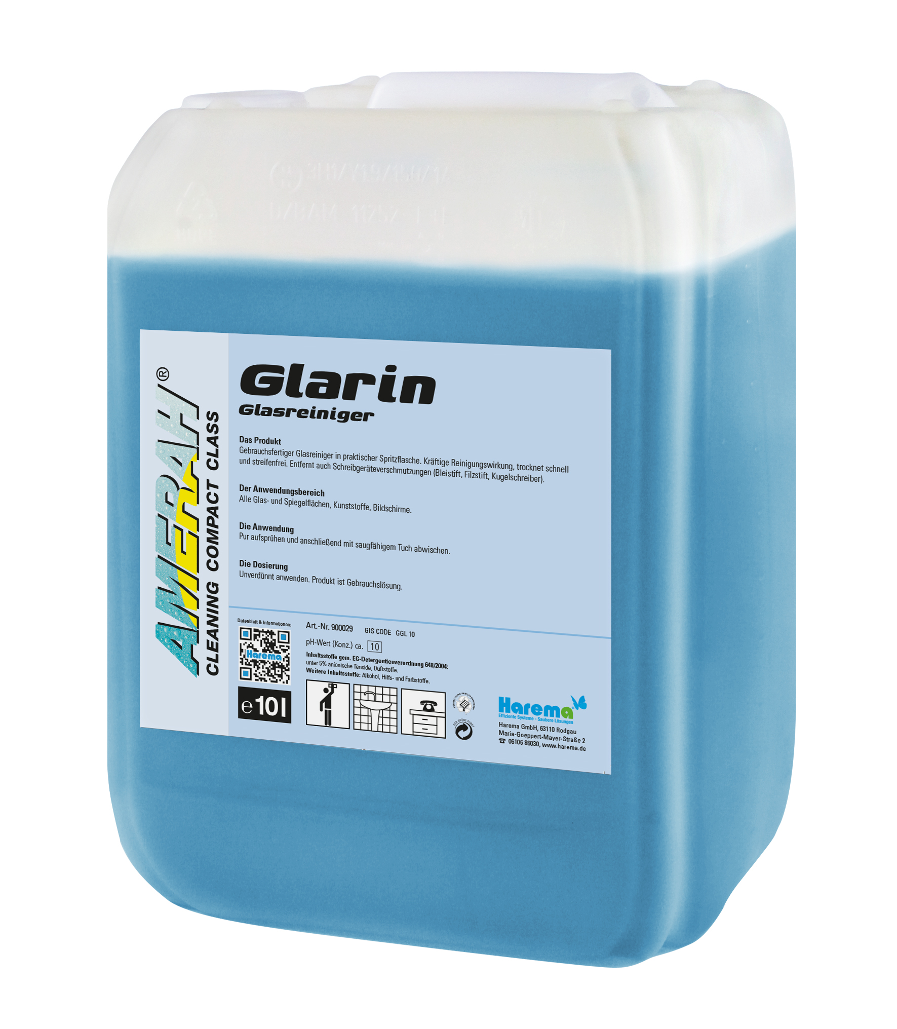 Amerah Glarin Glasreiniger, 10 l