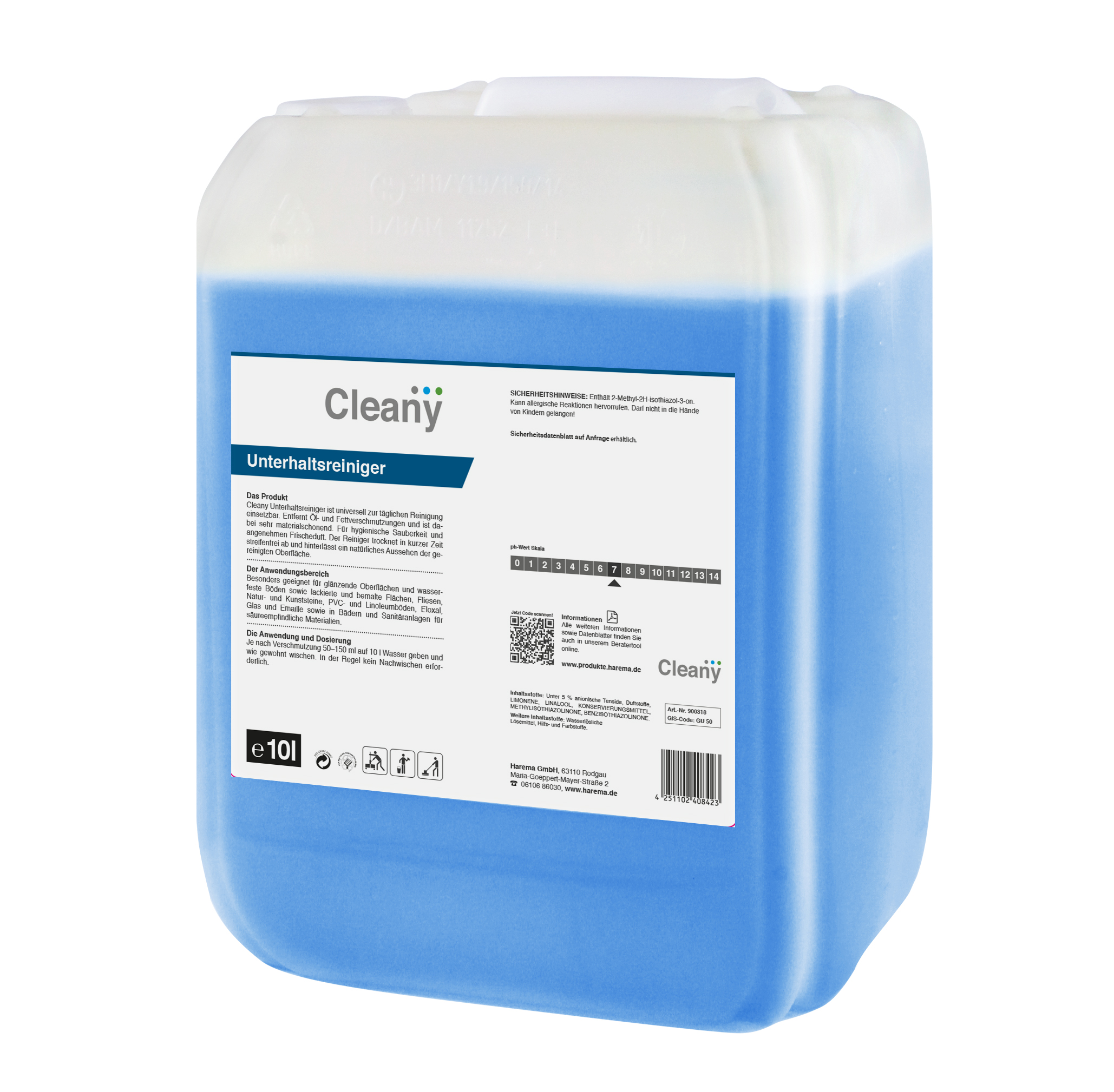 Cleany Unterhaltsreiniger, 10 l