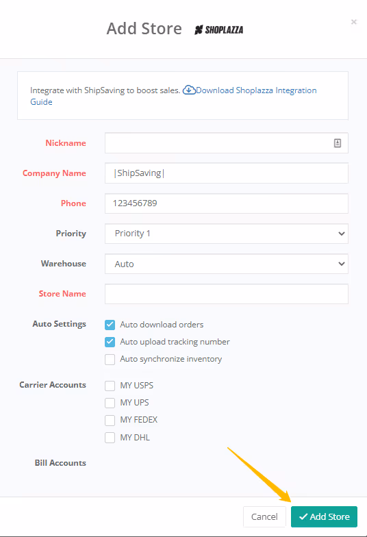 ShipSaving - SHOPLAZZA