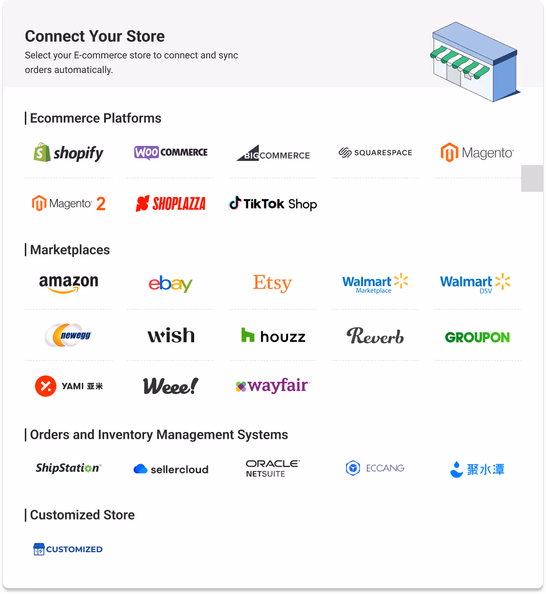 ShipSaving - Add Store