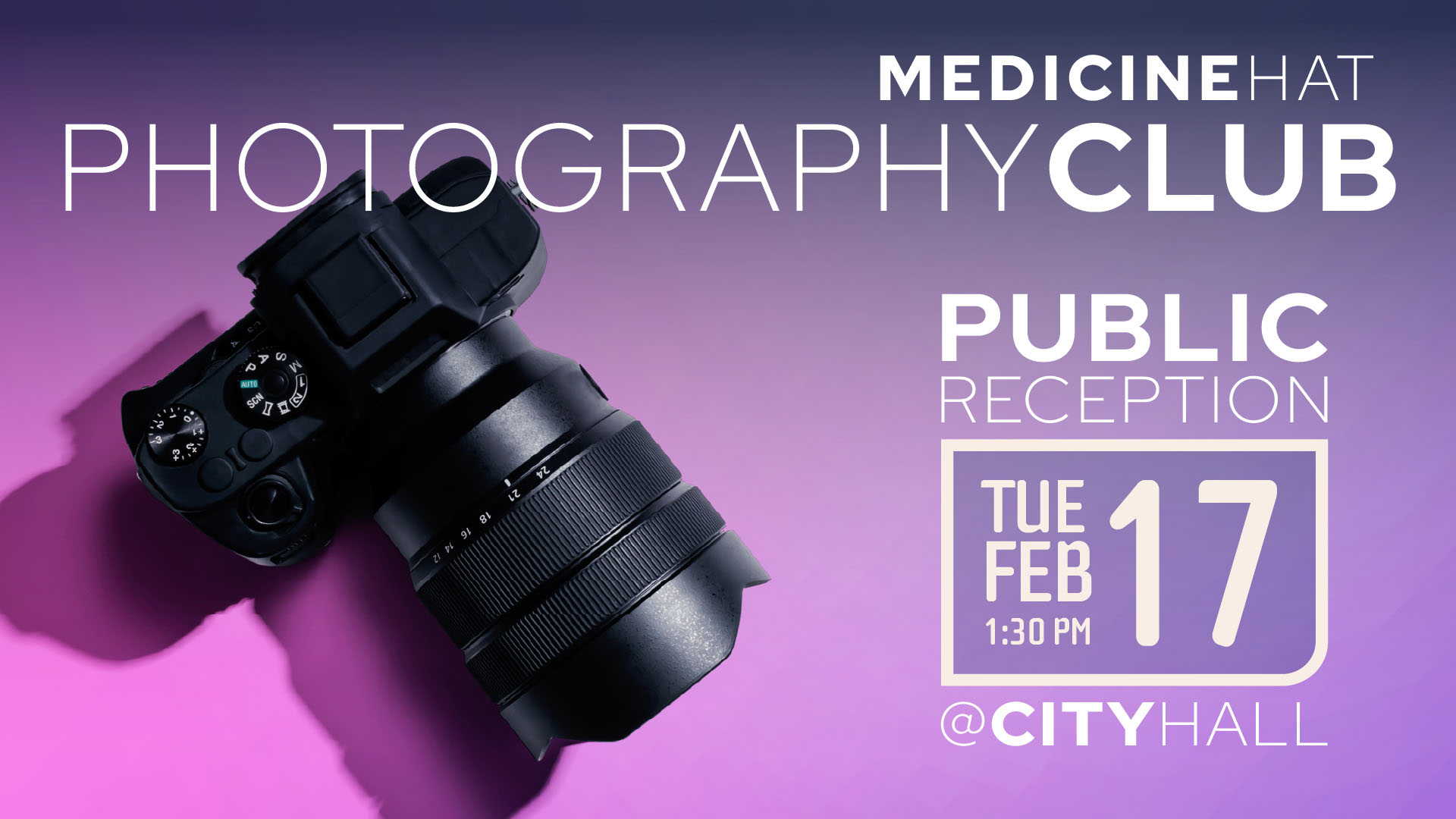 Medicine Hat Photography Club: Public Reception @ City Hall