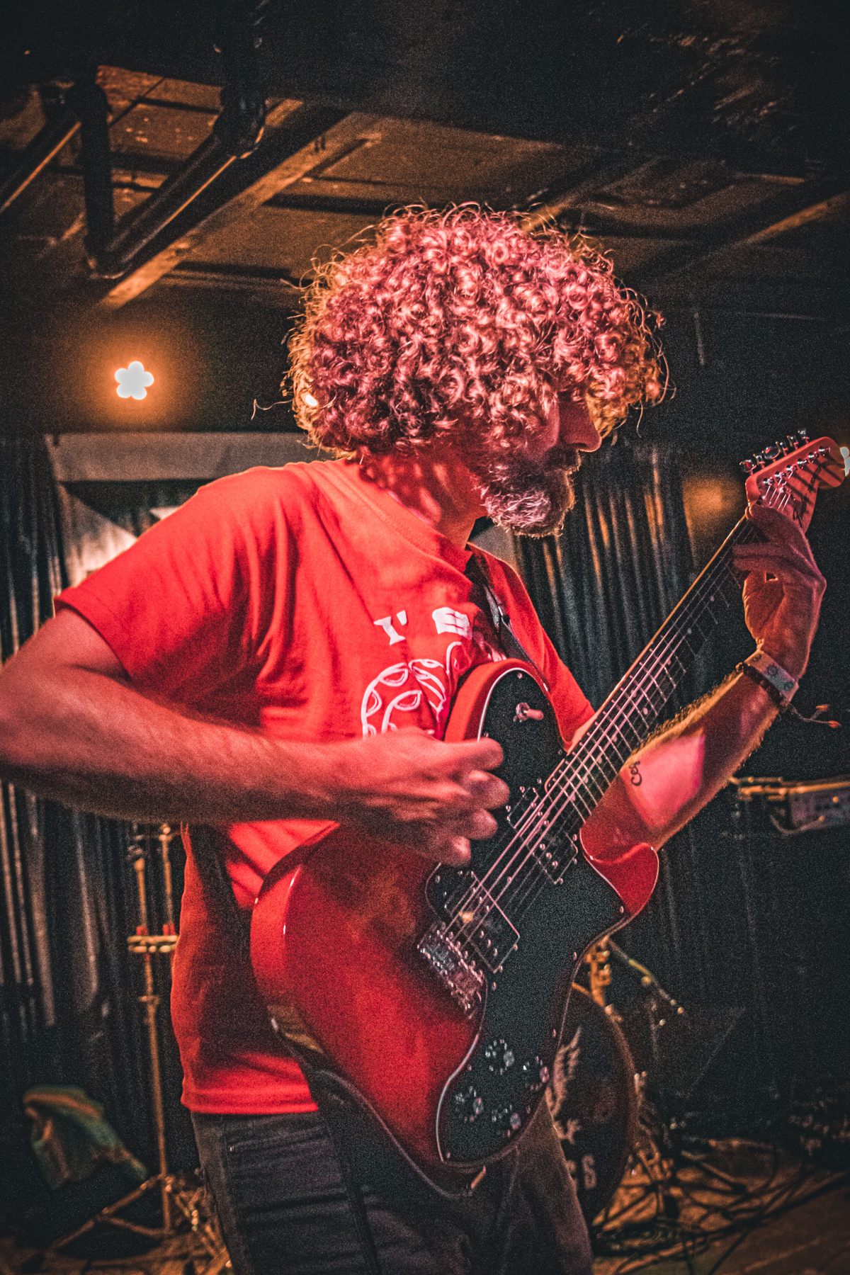 Tom Di Cosola, guitar, live at HQ in Denver. Photo by Ethan Cook.