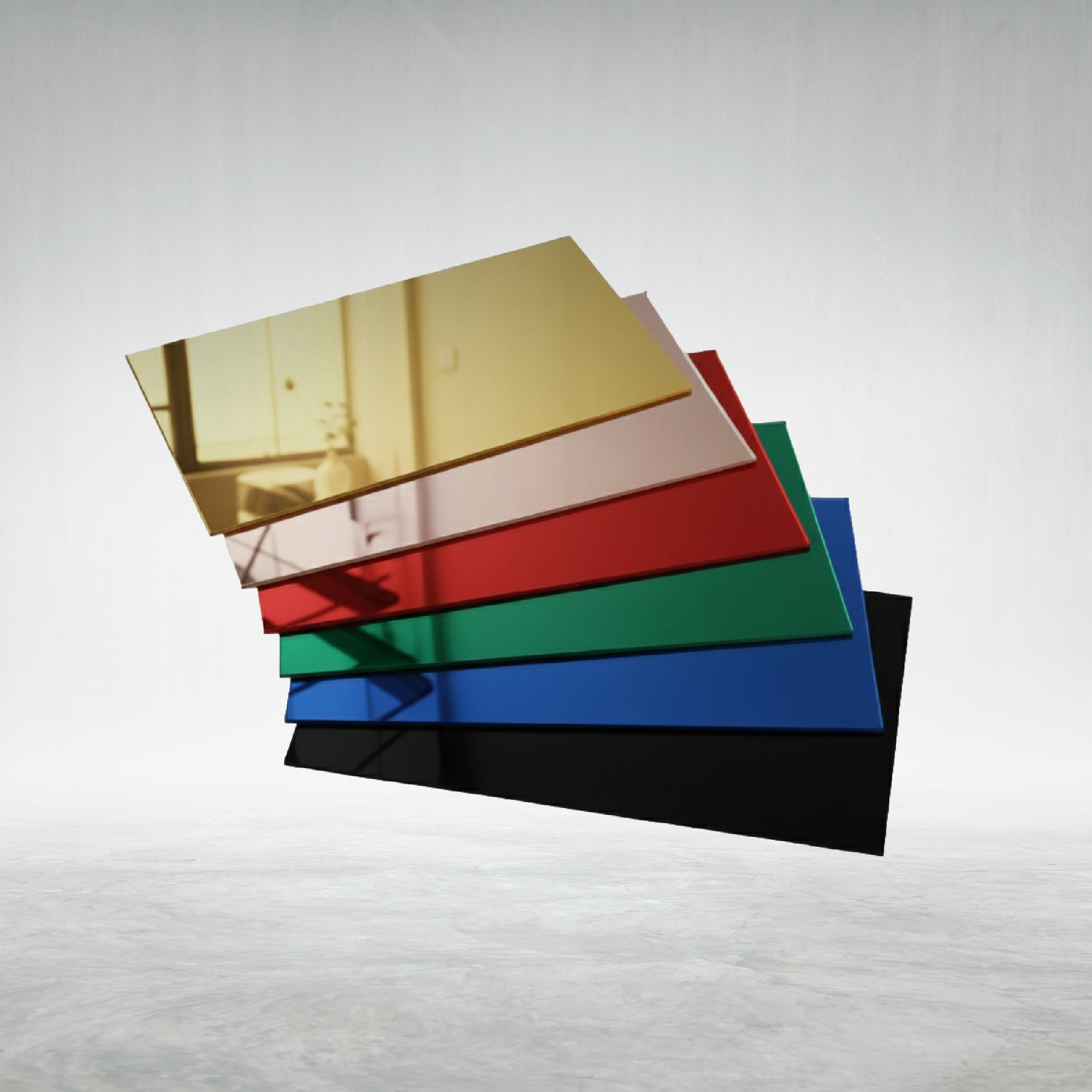 PLANCHAS DE ACRÍLICO TIPO ESPEJO