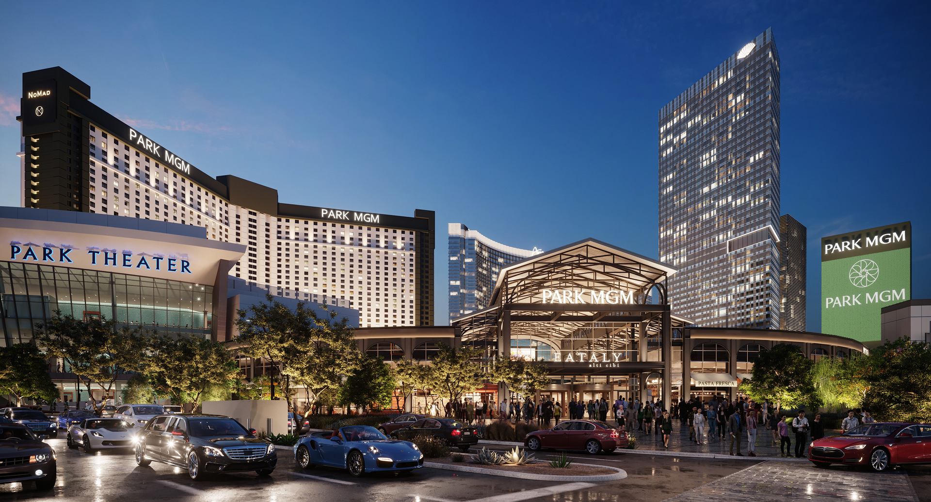 Park MGM Las Vegas Eataly Rendering