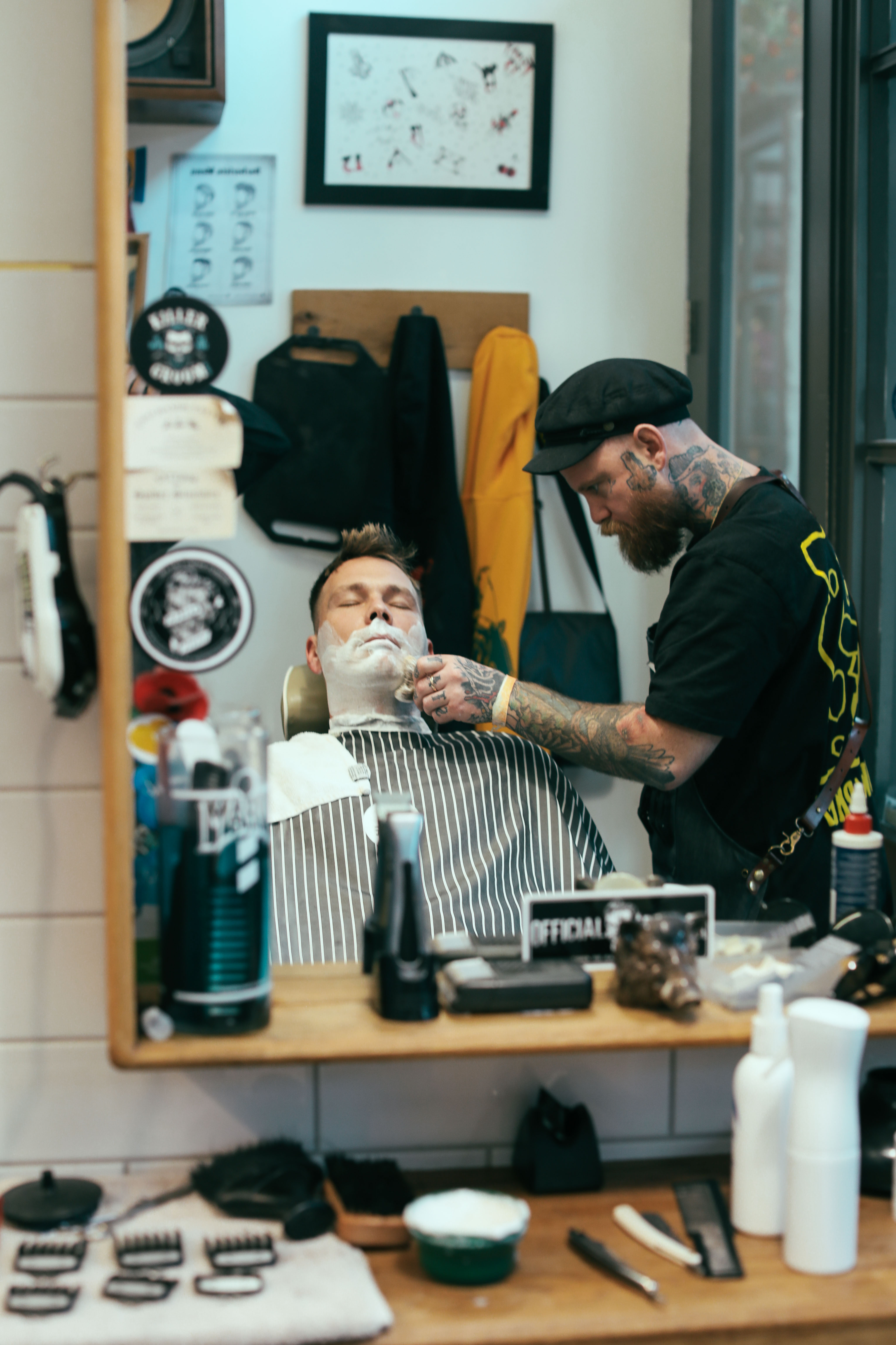 Boar & Blade barbershop, a Navigator client
